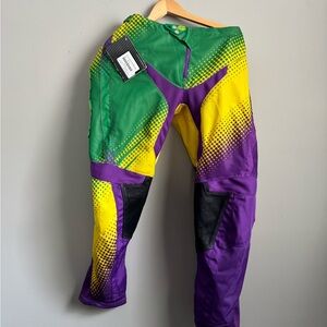 Colorful girls riding Racing Pants